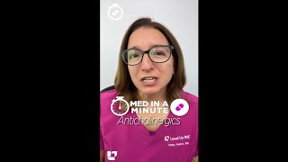 Med in a Minute  Anticholinergics for Parkinsons Disease Pharmacology SHORT  LevelUpRN [upl. by Madelena]