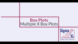 Box Plots and Multiple X Boxplots [upl. by Giacomo]