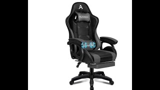 ALFORDSON Gaming Chair with Massage ° Recline Ergonomic Executive with Footrest amp Adjustable height [upl. by Einad]