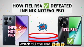 Itel Rs4 vs Infinix Note 40 Pro The Gaming Comparison [upl. by Luttrell]