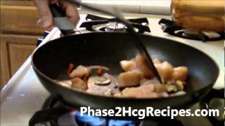 hCG Recipes Phase 2  Chicken amp Broccoli with Rosemary [upl. by Relda]