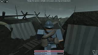 New WW1 Roblox Trench Warfare Simulator Pro Edition [upl. by Zigmund858]