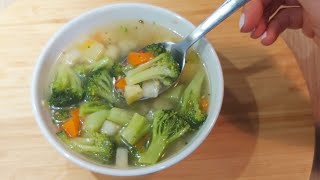 Вкусный Полезный СУП с Брокколи Очень легкий и быстрый рецепт  Vegetable soup  Broccoli [upl. by Odlauso48]