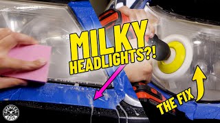 This Simple Headlight Hack Starts Off Gross But Reveals A Crystal Clear View  Chemical Guys [upl. by Aynatahs677]