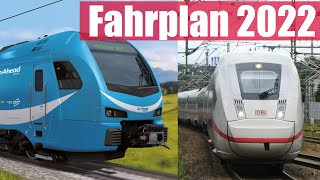 Doku Fahrplanwechsel Neue Züge Neue Linien uvm Winterfahrplan 2022 [upl. by Sukcirdor]