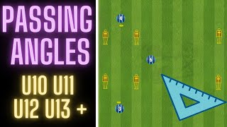 Passing Angles  Receiving amp Playing  U10 U11 U12 U13   FootballSoccer [upl. by Guerra]