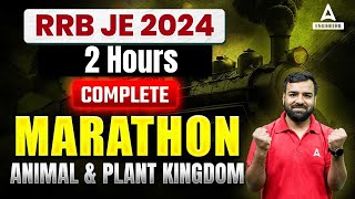 RRB JE 2024 Science Marathon  Complete Animal Kingdom and Plant Kingdom  By Deepmani Sir [upl. by Eveivaneg749]