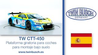 La plataforma giratoria para automóviles TW CTT450 de TWIN BUSCH® [upl. by Gawlas]