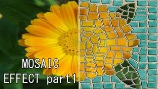 Photoshop CS5 Mosaic Effect Tutorial Part 1 [upl. by Ecnadnac]