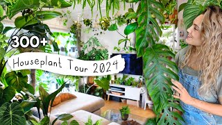 300 Houseplant Tour 🌿 2024 Plant Collection Home Tour Rare and Common 🌱 [upl. by Schoenburg]