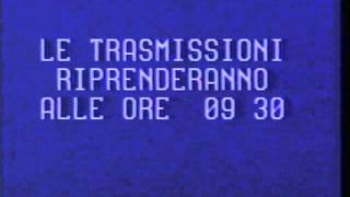 Rai  Le trasmissioni riprenderanno alle ore 930 [upl. by Rodl]