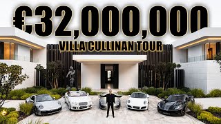 Inside €32000000 Villa Cullinan Best Luxury Modern House in Marbella Zagaleta  Drumelia Tour 10 [upl. by Akeim]