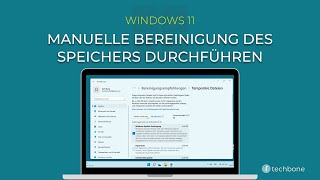 Manuelle Speicherbereinigung durchführen Windows 11 [upl. by Mufinella795]