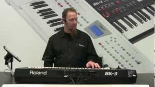 Roland BK3 NAMM 2013 Booth Demo [upl. by Ehud436]