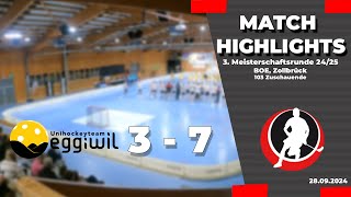 UHT Eggiwil vs Unihockey Mittelland  Saison 202425 [upl. by Yenattirb564]