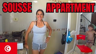 SOUSSE TUNISIA Full Apartment Tour 🇹🇳  24 AirBnb [upl. by Llesram]