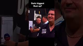 Darts bust upsdarts fypage viralvideo blowup dartsfans dartsport like 180 goviral angry [upl. by Arahsit]