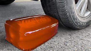 Aplastando Cosas Crujientes con el Coche  EXPERIMENT Car vs Coca Cola  Most satisfying video [upl. by Keviv]