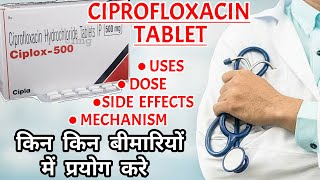 Ciprofloxacin tablet  Ciprofloxacin किस काम आती हैं  Ciprofloxacin tablets ip 500mg uses [upl. by Heber]