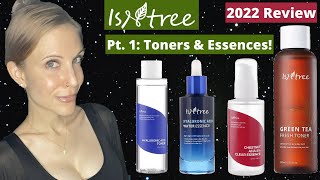 HUGE Isntree Brand Review Part 1 TonersEssences [upl. by Hartmann395]