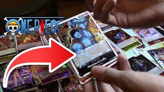 OPENING MY FIRST BOOSTER BOX OF 500 YEARS IN THE FUTURE ONE PIECE TCG [upl. by Nylidnarb]