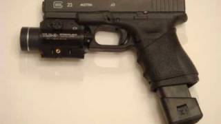 Glock 23 19 25 32 38 Mods Modifications and Accessories Advantage Arms 22lr Conversion [upl. by Suiratnod694]