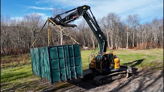 Making a level pad for shipping containers [upl. by Lussier798]