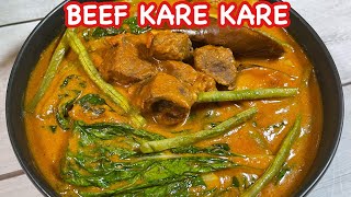 BEEF KAREKARE  Another way to make easy BEEF KARE KARE  Try this KARE KARE at mapapaunli rice ka [upl. by Anauqes]