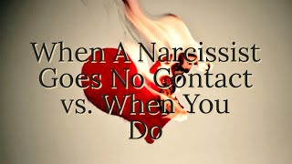 When A Narcissist Goes No Contact vs When You Do npd nocontact [upl. by Roede788]