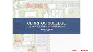 Cerritos College 2019 Facilities Master Plan Forum [upl. by Chace]