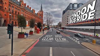 LONDON Bus Ride 🇬🇧  Route 205  Journey from West to East London ➡️ starting from Paddington 🧸🚆 [upl. by Atnohsal163]