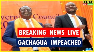 LIVE  ODM Leaders addressing the Nation after Gachagua impeachment in Parliament [upl. by Ohcirej845]