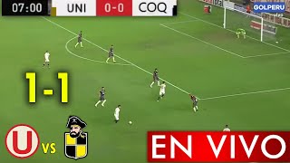 UNIVERSITARIO VS COQUIMBO 11 EN VIVO HOY  NOCHE CREMA 2024  resumen [upl. by Asenav]