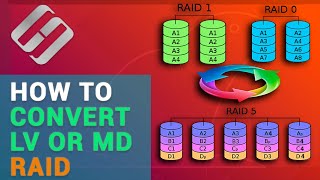 🐧 How to Convert LV or MD RAID 1 and 0 into RAID 5 Without Losing Data 🐧 [upl. by Arissa]