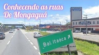 Passeio pela ruas de Mongaguá Bairro Itaóca  Como é morar em Mongaguá [upl. by Nehgaem397]