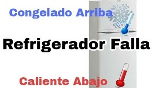 Refrigerador no Enfría abajo [upl. by Gitel313]