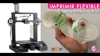 👊TRUCO Cómo imprimir filamento flexible en Ender 3 o CR10 [upl. by Leahcimrej]