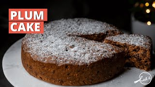 Christmas Plum Cake Recipe Easy Plum Cake  Rum amp Raisin Cake  Cake Recipes [upl. by Wolgast]