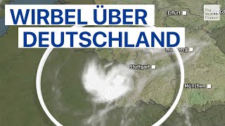 Ungewöhnlicher Wirbel bringt immer wieder Unwetter [upl. by Alor718]