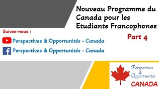 Programme du Canada pour étudiants étrangers francophones  Demande dadmission [upl. by Okuy]