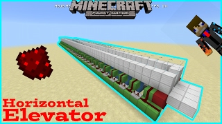 Mcpe Fast Travelator Horizontal Elevator [upl. by Eadie]