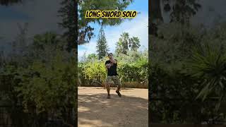 Long Sword Solo longsword swordsmanship hema fencing byzantineswordsmanship [upl. by Aicinoid]