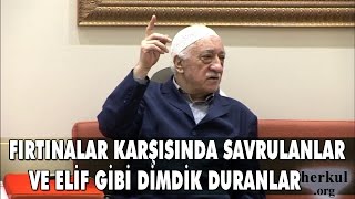 Fethullah Gülen  Fırtınalar Karşısında Savrulanlar ve Elif Gibi Dimdik Duranlar  431 Nağme [upl. by Nahsaj]