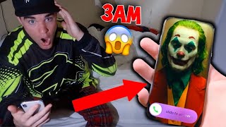 calling the JOKER on FACETIME at 3AM  HE SHOWED UP [upl. by Anahir626]