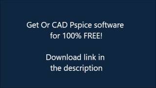 FREE pspice download [upl. by Otinauj549]