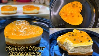 Mango and Passion Fruit Mini Cheesecake  East Cheesecake Recipe Dessert Ideas [upl. by Hajar543]