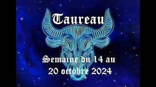 Taureau  Guidance du 14 au 20 octobre 2024 Energies stagnantes côté relationnel patience patience [upl. by Notwen]