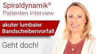 Spiraldynamik® Interview englisch Bandscheibenvorfall lumbal akut [upl. by Starr]