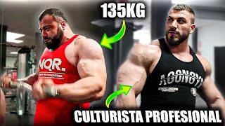 JORDI EL BERSERKER 135 Kg SE ENFRENTA A CULTURISTA PROFESIONAL EN BRAZOS  Victor Valdivia [upl. by Rhianon]