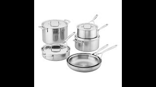 Demeyere 5Plus Stainless Steel 10piece Cookware Set [upl. by Hawken94]